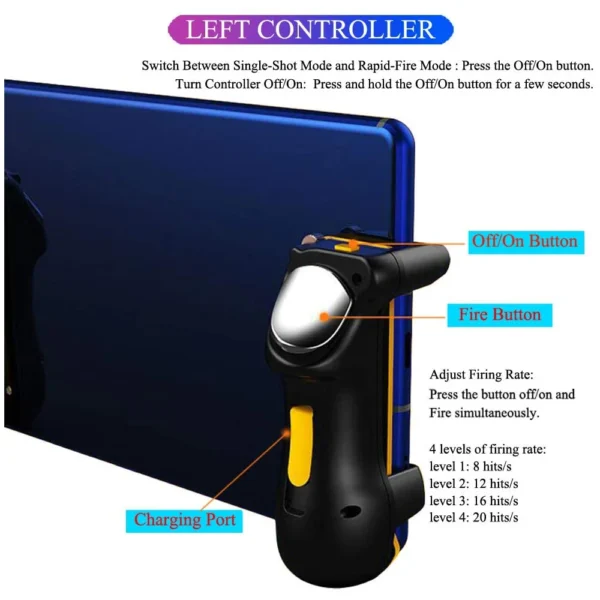 PUBG Trigger Controller Gamepad For Ipad Tablet Capacitance L1R1 Aim Button Joystick Grip For Mobile Phone FPS Game Accessories - Image 4