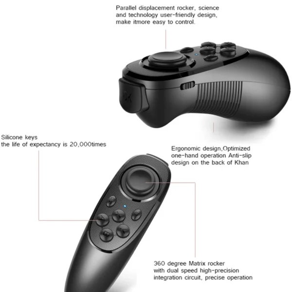 Mocute 052 Game Pad Gamepad Pubg Controller Mobile Bluetooth Joystick For iPhone Android Smart TV Box Phone PC VR Trigger Cell - Image 5