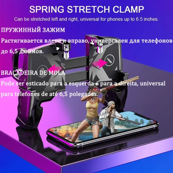 PUBG Controller Control for Phone Gamepad Joystick Android iPhone Trigger Free Fire Mobile Game Pad Pupg Hand Cellphone Gaming - Image 6