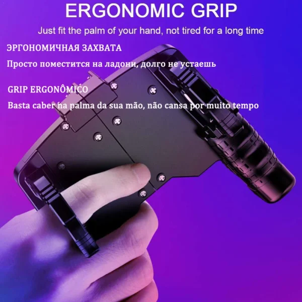 PUBG Controller Control for Phone Gamepad Joystick Android iPhone Trigger Free Fire Mobile Game Pad Pupg Hand Cellphone Gaming - Image 4