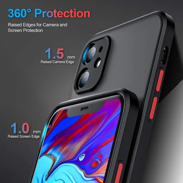 Luxury Matte Transparent TPU Square Phone Case For iPhone 15 14 13 12 11 Pro Max Mini XS XR X 8 Plus SE 2020 IPHON Hard PC Cover - Image 4