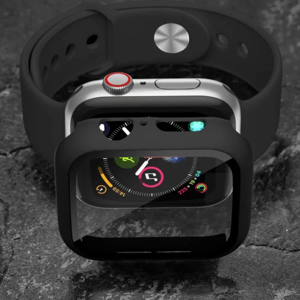 Case for Apple Watch Series 8 7 45mm 44mm 40mm iwatch 6 SE 5 4 3 42mm 38mm glass+cover Screen Protector Apple watch Accessories - Image 6