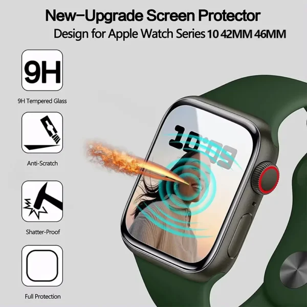 Screen Protector Film For Apple Watch Series 10 46mm 42mm Soft TPU Hydrogel HD Clear Film for iWatch 10 42MM 46MM Accessories - Image 4