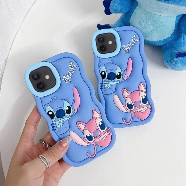 Silicone Wave Stitch Soft Cover Case For iPhone 16 15 14 13 12 11 Pro Plus mini Max Xs XR 6 7 8 SE - Image 3