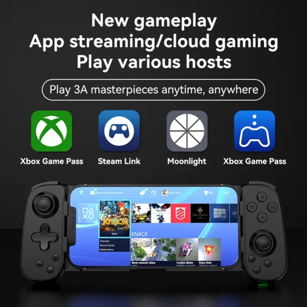 Suitable for Switch game console Android ios mobile phone stretch game controller dual Hall joystick six-axis body sensing wirel - Image 2