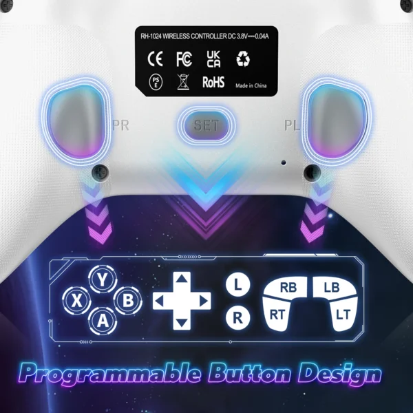 Gaming Gamepad For Xbox Series X,S,Xbox One Controle PC With 650mah Battery Wireless Controller Multi-Function Joystick - Image 4
