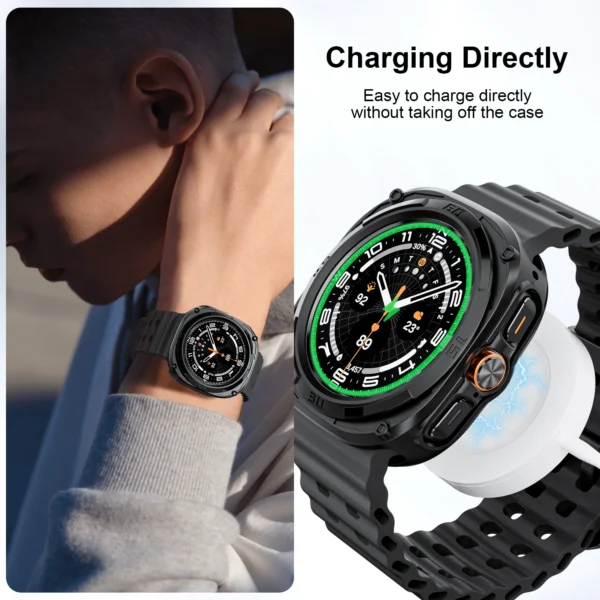 Screen protector for Samsung Galaxy Watch Ultra Case 47mm Accessories Hard PC Frame Protective Bumper Galaxy Watch Ultra cover - Image 6