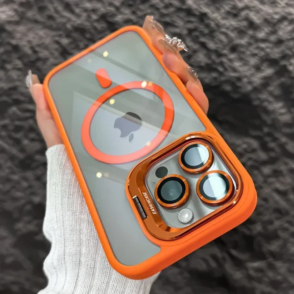 For iPhone 16 Pro Max Case Shockproof Magnetic Transparent Phone Case For iPhone 15 14 13 12 11 Pro Max Plus Mobile Cover Funda