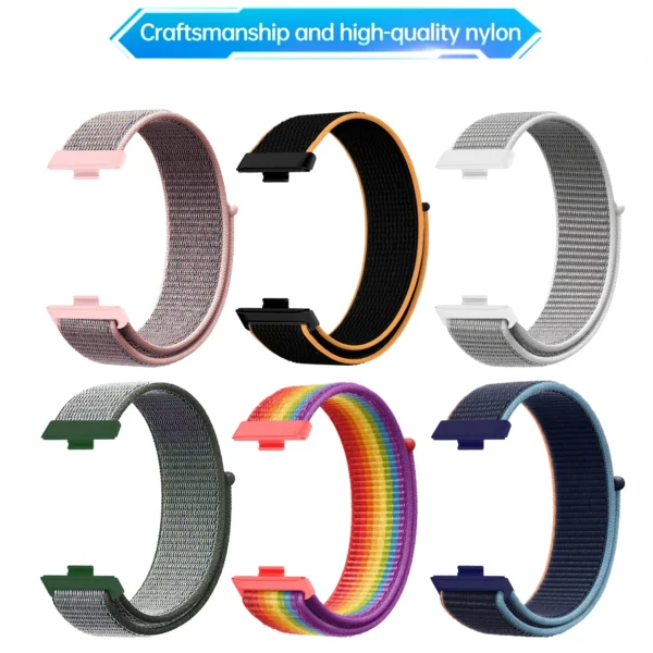 Official Nylon Strap For Huawei Watch Fit 3 Smartwatch Sports Correa For Huawei Watch Fit 3 band Woven Belt Bracelet Accessory - Image 2