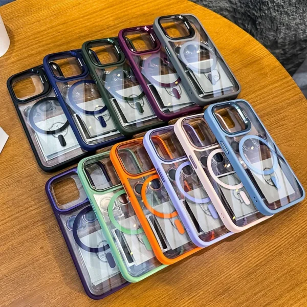 For iPhone 16 Pro Max Case Shockproof Magnetic Transparent Phone Case For iPhone 15 14 13 12 11 Pro Max Plus Mobile Cover Funda - Image 6