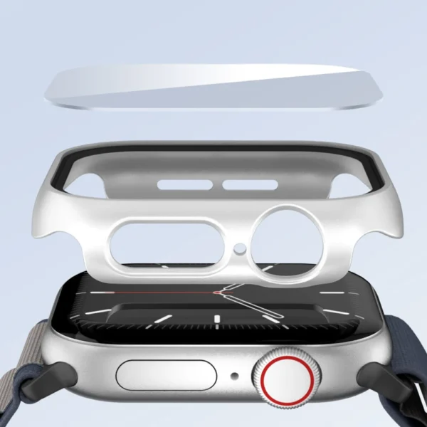 Tempered Glass+Cover For Apple Watch 10 42mm 46mm Matte Hard PC bumper Screen Protector Case iWatch series 10 42/46 Accessories - Image 4