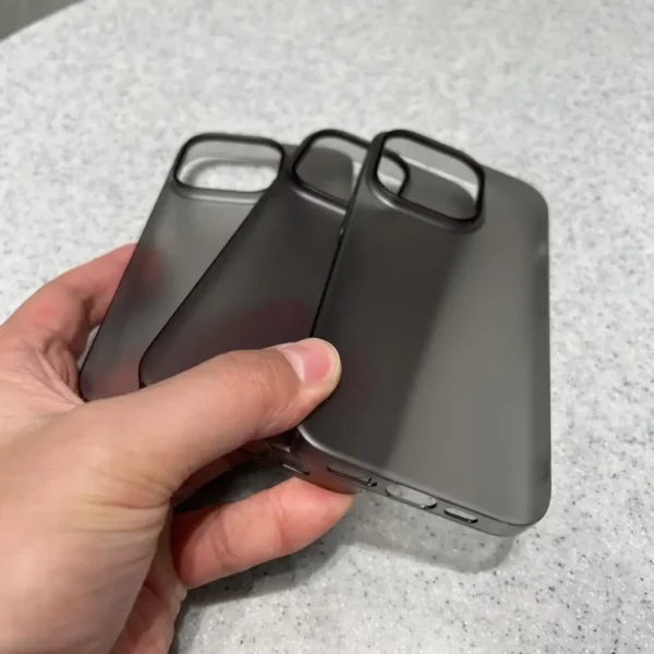 Ultra Thin Matte Hard PC Translucent Clear Phone Case For iPhone 16 Pro 15 14 Plus 13 12 Pro Max Shockproof Slim Skin Back Cover - Image 5