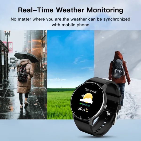 Men Smart Watch Full Touch Screen Digital Fitness Tracker IP68 Waterproof Sports Smartwatch for Women Xiaomi Huawei Phones 2023 - Image 4