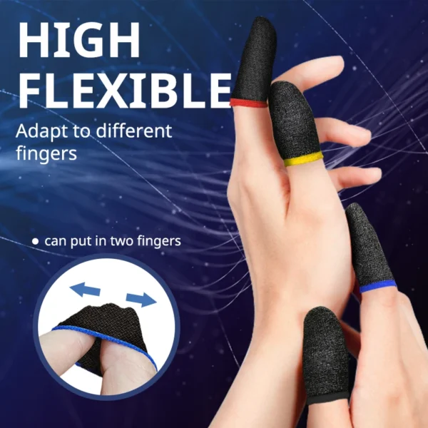 20pcs 40pcs Fingertips For Game PUBG Mobile Anti Slip Finger Glove Game Controller Finger Sleeve For Touch Screen Mobile Gaming - Image 2