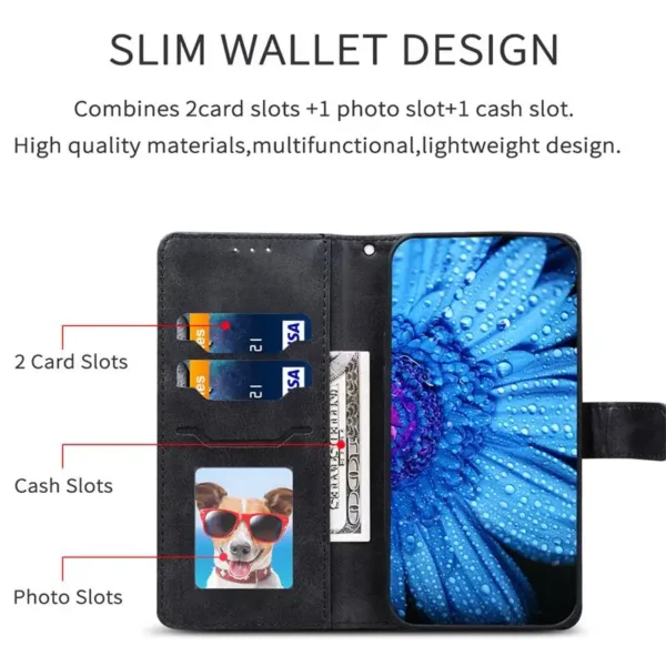 For Xiaomi 11T Case Leather Wallet Flip Case For Xiaomi 11T Pro Phone Case For Xiaomi 11 T Pro Wallet Cover Mi 11T 11TPro Fundas - Image 2