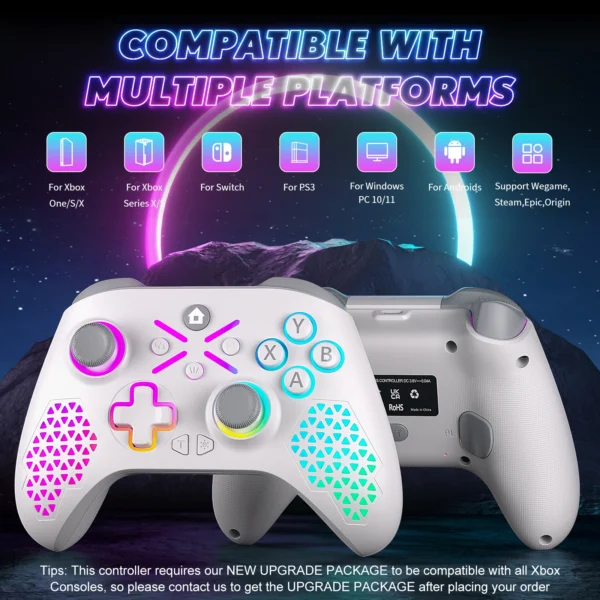 Gaming Gamepad For Xbox Series X,S,Xbox One Controle PC With 650mah Battery Wireless Controller Multi-Function Joystick - Image 2