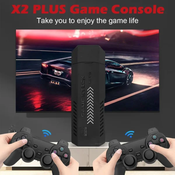 Game Stick X2 Plus Video Game Console 4K 40000 Games GD10 Plus Double Wireless Controller Gamestick Retro Games Consola - Image 6