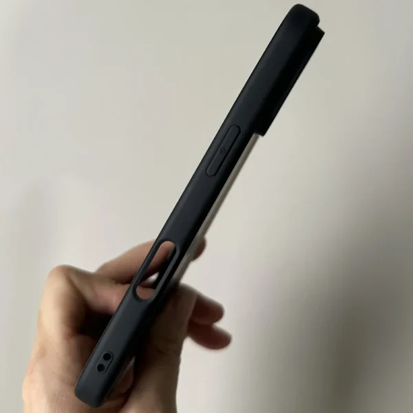 Luxury Full Black Silicone Matte Phone Case For iphone 16 15 14 13 12 11 Pro Max 16 15 14 7 8 Plus Back Cover TPU Soft Case - Image 5