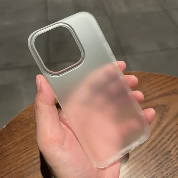 Ultra Thin Matte Hard PC Translucent Clear Phone Case For iPhone 16 Pro 15 14 Plus 13 12 Pro Max Shockproof Slim Skin Back Cover - Image 3