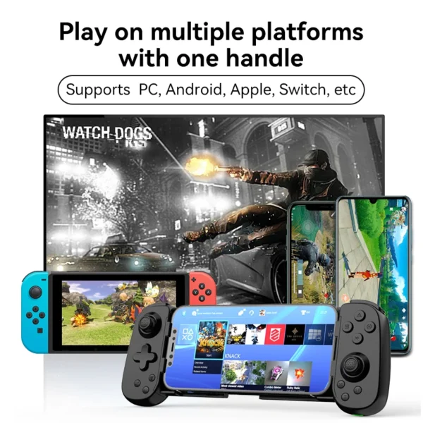 Suitable for Switch game console Android ios mobile phone stretch game controller dual Hall joystick six-axis body sensing wirel - Image 3