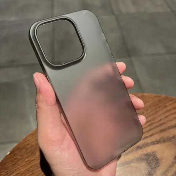 Ultra Thin Matte Hard PC Translucent Clear Phone Case For iPhone 16 Pro 15 14 Plus 13 12 Pro Max Shockproof Slim Skin Back Cover - Image 2